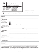 Form Fa 51-03 - Foreign For-profit Corporation Application