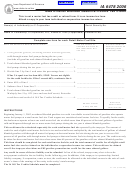 Form Ia 6478 - Iowa Ethanol Blended Gasoline Income Tax Credit - 2006