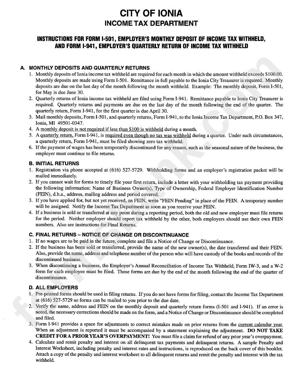 Instructions For Form I-501 printable pdf download