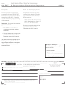 Form 60-ext - S Corporation Extension Payment - 2007