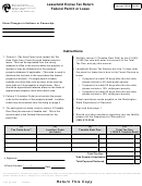 Form Rev 86 0059 - Leasehold Excise Tax Return Federal Permit Or Lease - 2008