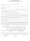 Application For Curb Cut/driveway Permit Form