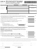 Form 765-2004 - Virginia Unified Nonresident Income Tax Return Printable pdf