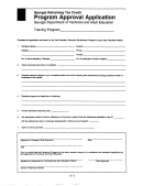 Program Approval Application Form - Ga Department Of Technical And Adult Education