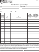 Form Msa 60 - Master Settlement Agreement Report Printable pdf