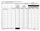 Form Ct-103 - Schedule Of Cigaretts Stamped For Sale Form - Wisconsin Department Of Revenue