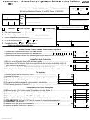 Arizona Form 99t - Arizona Exempt Organization Business Income Tax Return - 2005 Printable pdf