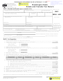 Form Rev 85 0049e - Washington State Estate And Transfer Tax Return