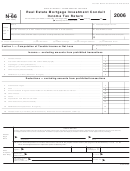 Form N-66 - Real Estate Mortgage Investment Conduit Income Tax Return - 2006 Printable pdf