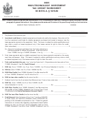 High-technology Investment Tax Credit Worksheet 2005