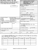 Form U00022 - Preliminary Report For 2006 - State Of Wisconsin