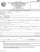 Form Bah - Apprentice Enrollment Application Form - Alaska Department Of Community And Economic Development