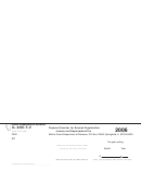 Form Il-990-t-v - Payment Voucher For Exempt Organization Income And Replacement Tax - 2006