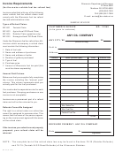 Form Mf-113 - Invoice Requirements Form (for The Motor Vehicle Fuel Tax Refund Law) - State Of Wisconsin