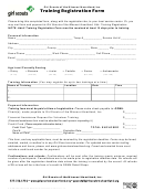 Training Registration Form - Girl Scouts Of The Missouri Heartland