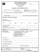 Form Cs-001 - Request For Certified Copy