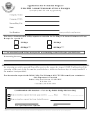 Application For Extension Request Form - Ohio 2002 Annual Statement Of Gross Receipts