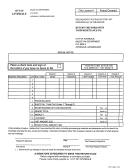 Sales Tax Department Form - State Of Arizona