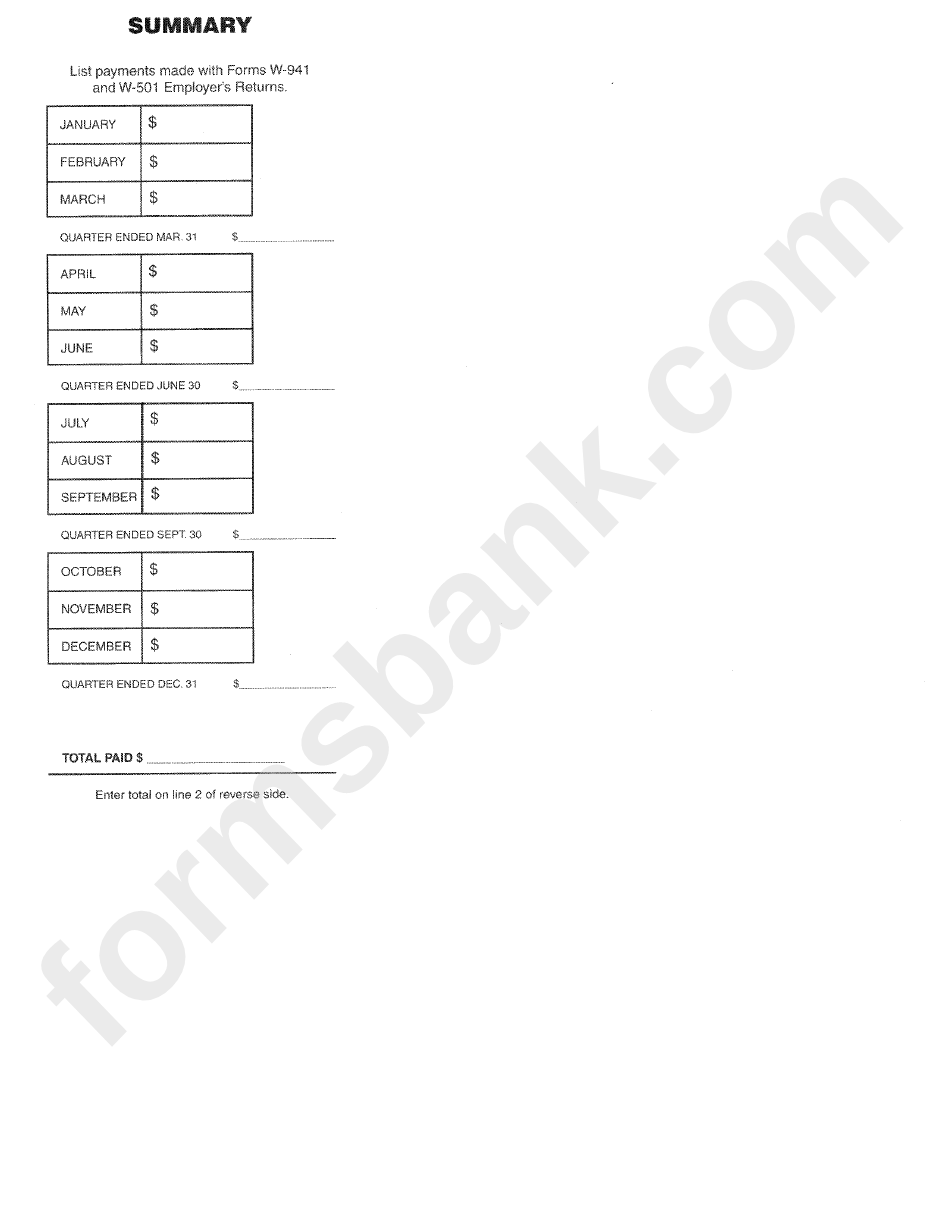 Form Ww-3 - City Of Walker Annual Reconciliation Income Tax Withheld Form - State Of Alabama