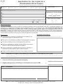 Form Nc-480 - Application For Tax Credit Form For A Development Zone Project - State Of North Carolina