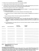 Instructions For Completing The Account Closing Form - South Carolina Department Of Revenue