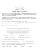 Refund Claim For Overpaid Fees Form - Connecticut Secretary Of State