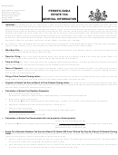 Pennsylvania Estate Tax General Information