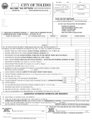 Income Tax Return - City Of Toledo Division Of Taxation