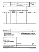 Form 4810 - Request For Prompt Assessment Under Internal Revenue Code Section 6501
