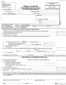 Income Tax Return Form - Village Of Smithville Income Tax Department