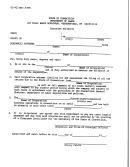 Form Uc-423 - Guarantee Affidavit Form - Departmnet Of Labor - Connecticut