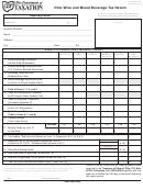 Form Et-36 - Ohio Wine And Mixed Beverage Tax Return Form - Ohio Department Of Taxation
