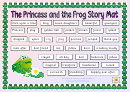 The Princess And The Frog Story Mat Template
