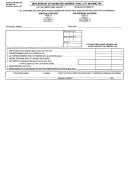 Form D1 - Declaration Of Estimated Warren, Ohio, City Income Tax