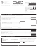 Form R-I - City Of Dayton Individual Income Tax Return - 2007 Printable pdf