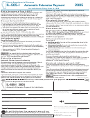 Form Il-505-i - Automatic Extension Payment For Individuals - 2005