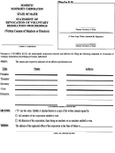 Form Mnpca-iib - Statement Of Revocation Of Voluntary Disso L Utio N Proceedings - State Of Maine