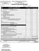 Sales And Use Tax Report Form - Iberville Parish