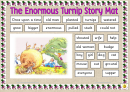 The Enormouse Turnip Story Mat Template