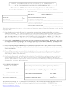 Form Erd-10584 - Agent Or Subcontractor Affidavit Of Compliance With Prevailing Wage Rate Determination - 1997