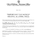 Important Tax Notice Form