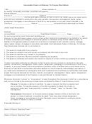 Irrevocable Power Of Attorney Form To Convey Real Estate Printable pdf