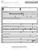 Fillable Form 74-158 - Employee Direct Deposit Authorization - 2009 Printable pdf