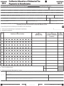 Form 541-t - California Allocation Of Estimated Tax Payments To Beneficiaries - 2014