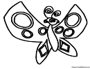 Coloring Template - Butterfly