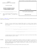Form Mllp-12d - Notice Of Resignation Of Registered Agent - Foreign Limited Liability Partnership