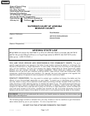 Request For Account Information From Creditors Form - Superior Court Of Arizona, Mohave County