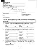Affidavit Regarding Minor Children Form - Superior Court Of Arizona, Mohave County