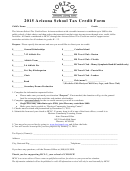 2015 Arizona School Tax Credit Form