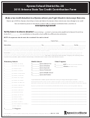 2015 Arizona State Tax Credit Contribution Form - Kyrene School District No. 28